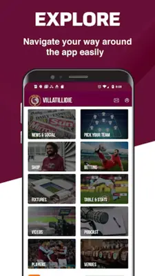 Villa Till I Die - Live Scores android App screenshot 0